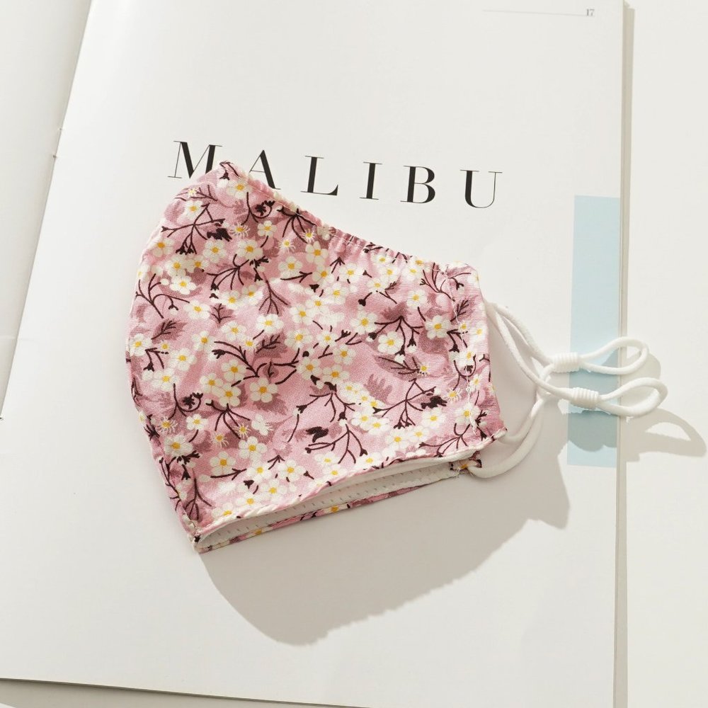 100% Cotton Washable Mask with Filter Pocket